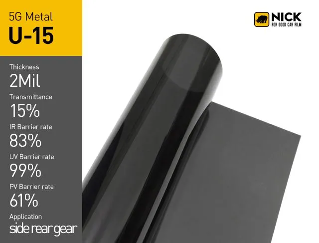 निक विंडो मेटलाइज्ड फिल्म टिंट